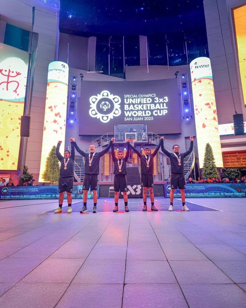 Gold Medal at Unified 3x3 Basketball World Cup in Puerto Rico