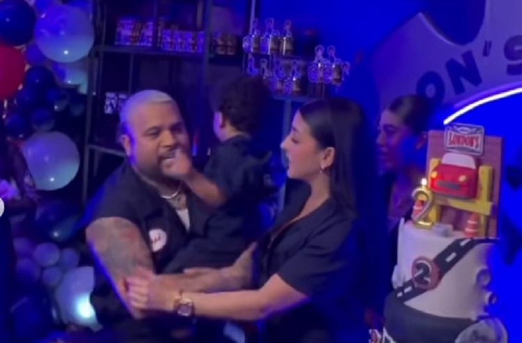 Jacky Guzmán and Dímelo Flow celebrate son's birthday